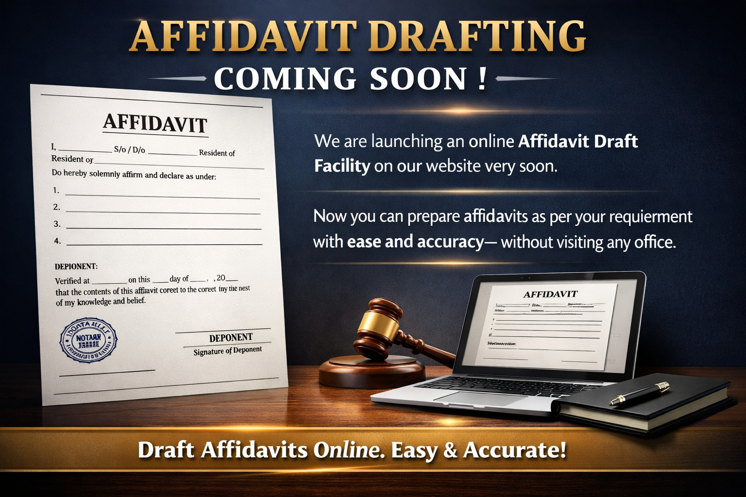 Online Affidavit Draft Service